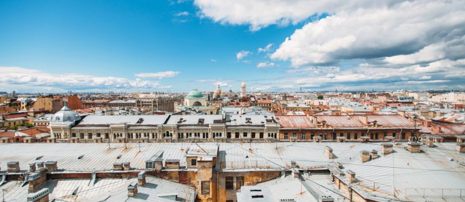 Visite Saint-Pétersbourg - Vue sur les toits