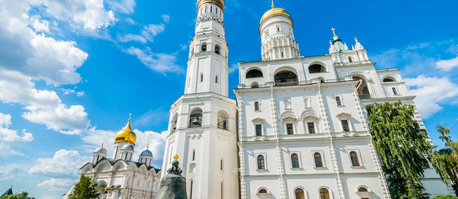 Voyage Russie, Moscou - Kremlin - Cathédrales - Clocher d'Ivan le Grand