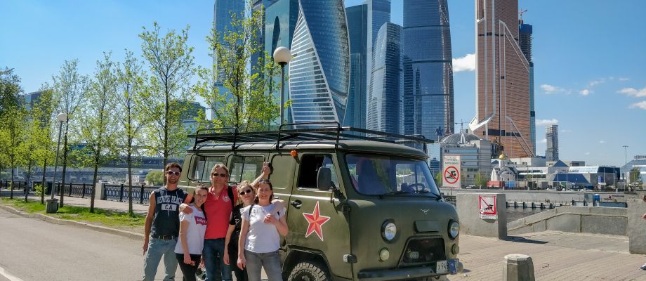 Visite Moscou - Tour de ville minibus soviétique UAZ