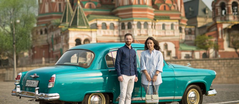 Moscou - Tour de ville en Volga (voiture de collection)