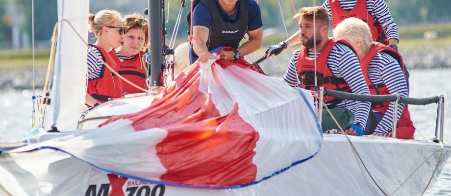 Activité Yatching sur le Golfe de Finlande à Saint Pétersbourg