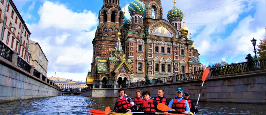 Tour de ville en kayak - Saint Pétersbourg