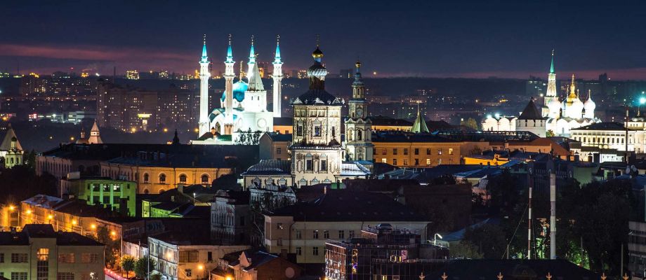 Kazan - Vue nocturne