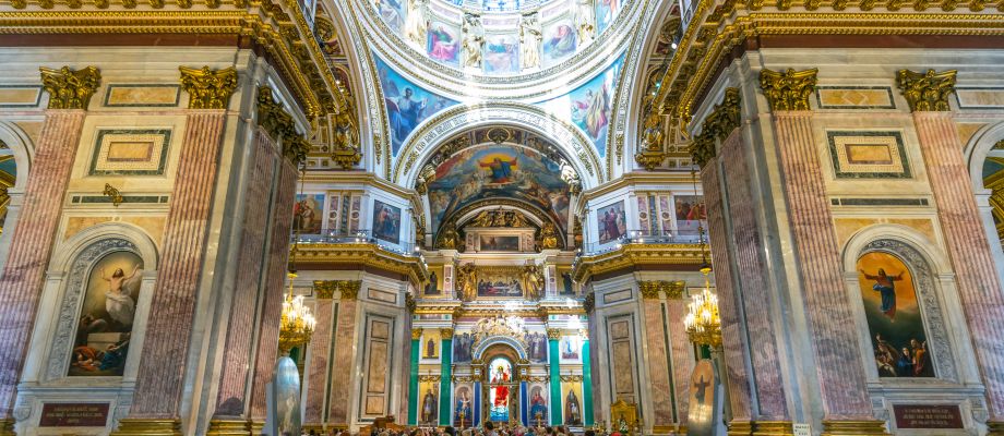 Voyage Saint-Pétersbourg - Cathédrale Saint-Isaac Intérieur