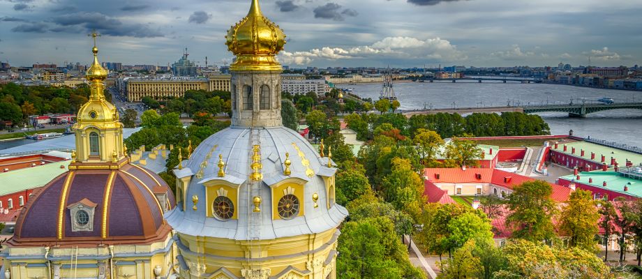 Saint-Pétersbourg - La cathédrale de la forteresse Pierre et Paul